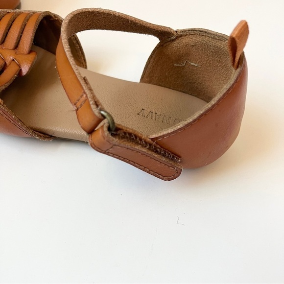 Toddler Girls Cognac Huarache Sandals - Picture 5 of 5